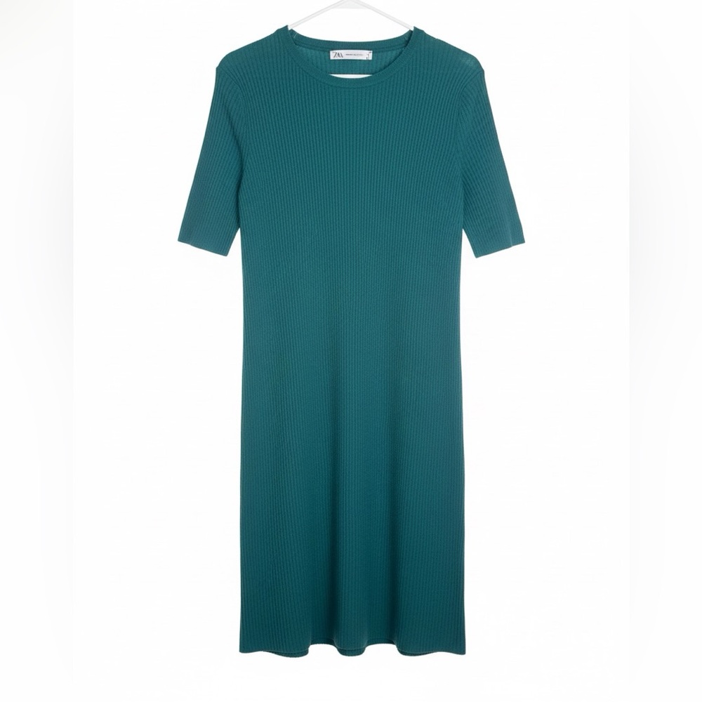 ZARA Women’s Knit Casual Mini Sweater Dress